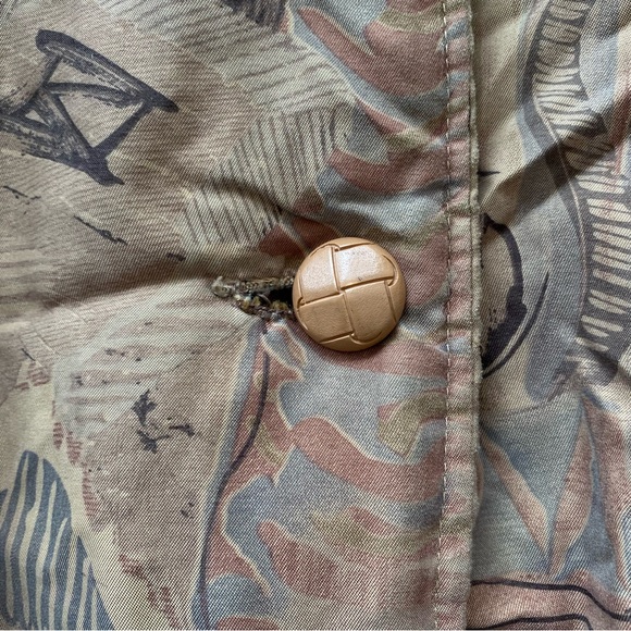 Vintage Eatons Neutral Patterned Puff Jacket - Picture 9 of 10